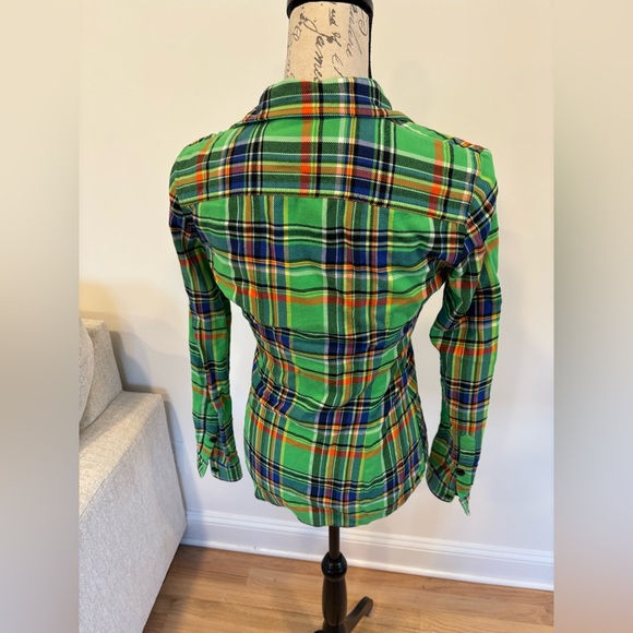 Polo Ralph Lauren plaid brushed cotton flannel shirt size XS - Picture 4 of 6
